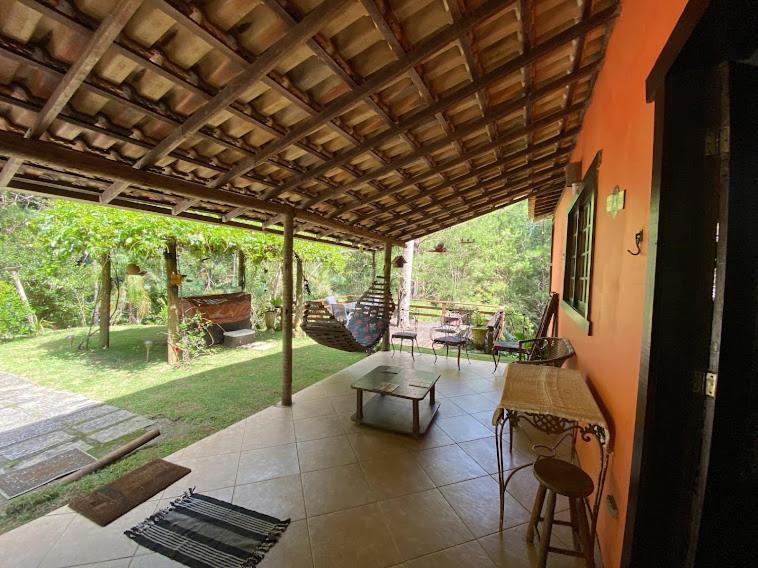 Lumiar Chale Colonial Lareira Deck Para Beira Rio Particular E Reservado Area De Lazer Pertinho Centro Do Bairro エクステリア 写真